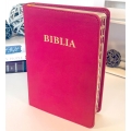 Biblie medie lux, roz, fara fermoar